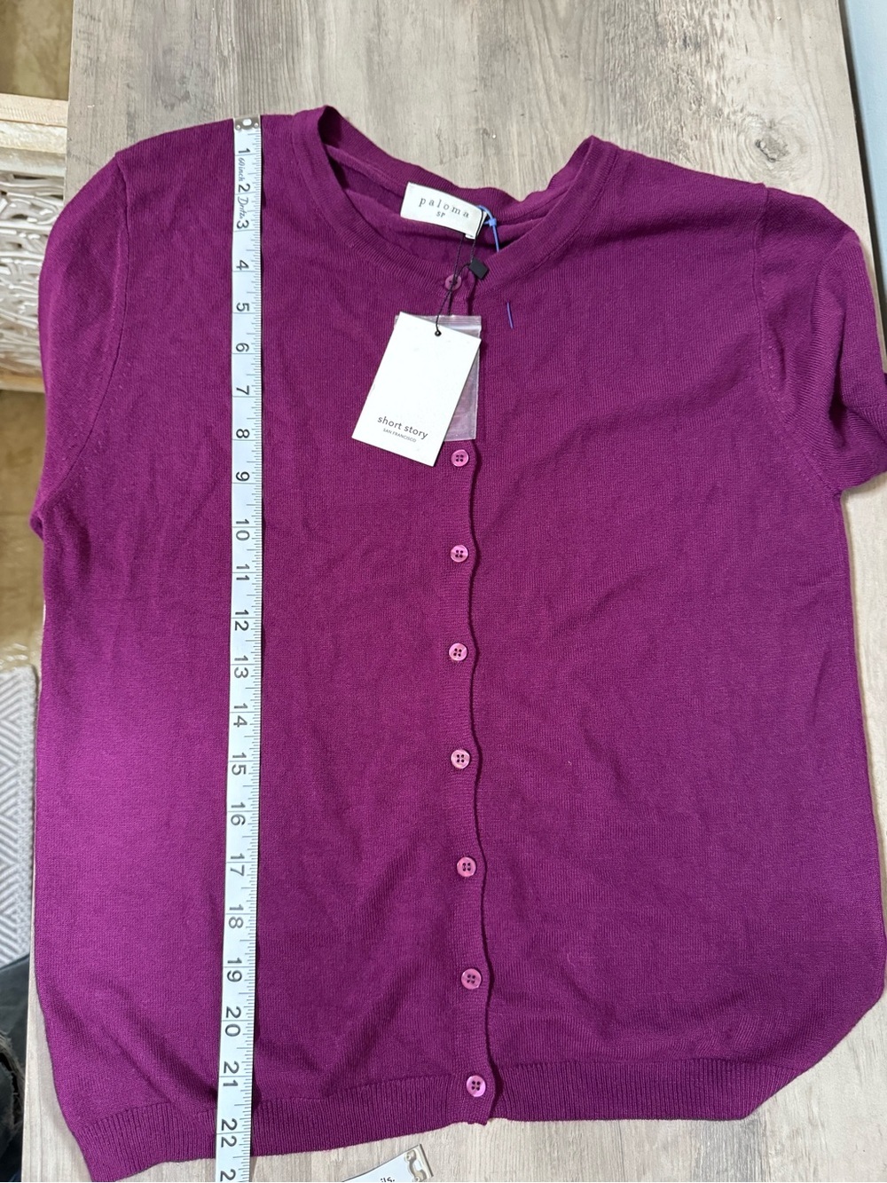 Paloma SP Crewneck Top in Deep Plum - Picture 3 of 7